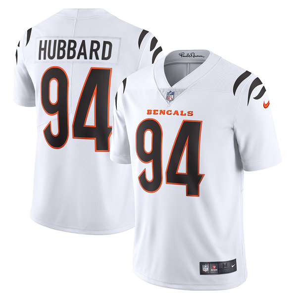 Men's Cincinnati Bengals Sam Hubbard Nike White Vapor Limited Jersey