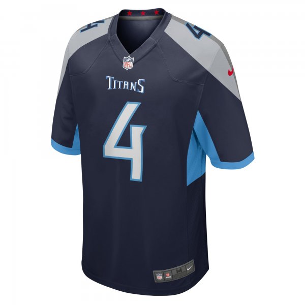 Men's Tennessee Titans Ryan Stonehouse Nike Navy Game Player Jersey