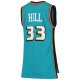 Women's Detroit Pistons Grant Hill Mitchell & Ness Teal 1998/99 Hardwood Classics Swingman Jersey