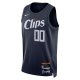 Unisex LA Clippers  Nike Navy 2023/24 Custom Swingman Jersey - City Edition