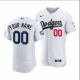 Men's Los Angeles Dodgers Nike Custom White VII Gold Series MLB Jersey