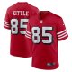 Men's San Francisco 49ers George Kittle Nike Scarlet Alternate Game Jersey