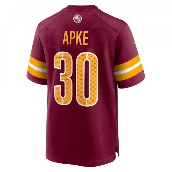 Men's Washington Commanders Troy Apke Nike  Burgundy  Game Jersey