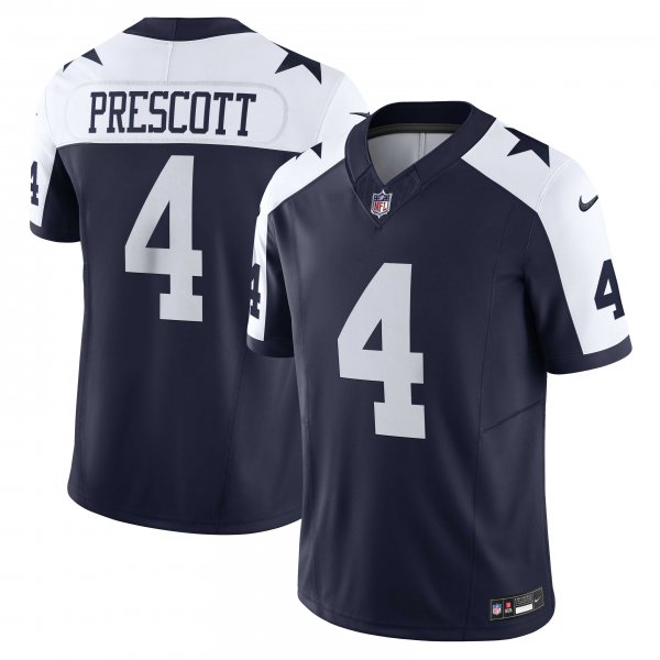 Men's Dallas Cowboys Dak Prescott Nike Navy Vapor F.U.S.E. Limited Jersey