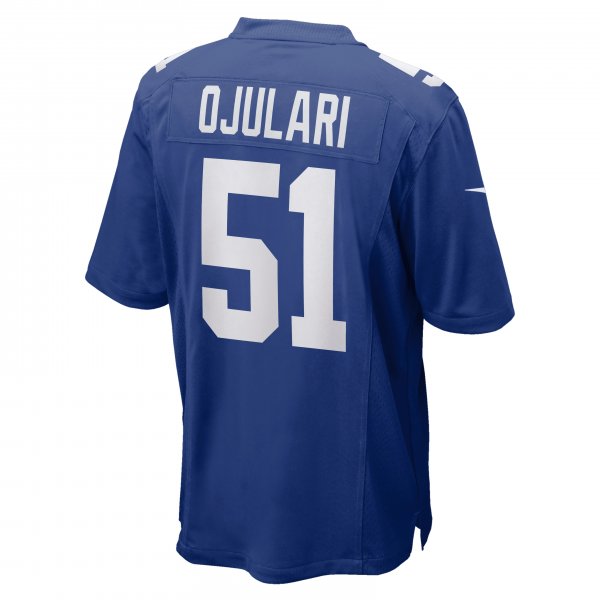 Men's New York Giants Azeez Ojulari Nike Royal Game Jersey