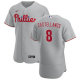 Youth Philadelphia Phillies #8 Nick Castellanos 2022 Nike Home Player Grey MLB Jersey