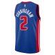 Unisex Detroit Pistons Cade Cunningham Nike Blue Swingman Jersey - Icon Edition