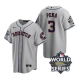 Men's Houston Astros #3 Jeremy Pena 2022 World Series Gray Road Stitched MLB Jersey