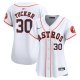 Women's Houston Astros #30 Kyle Tucker Nike White Home Limited Player Jersey