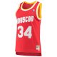 Women's Houston Rockets Hakeem Olajuwon Mitchell & Ness Red 1993/94 Hardwood Classics Swingman Jersey