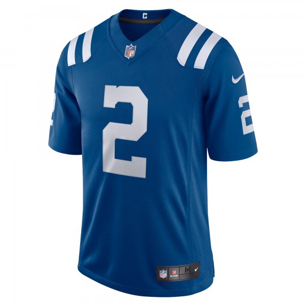 Men's Indianapolis Colts Carson Wentz Nike Royal Vapor Limited Jersey