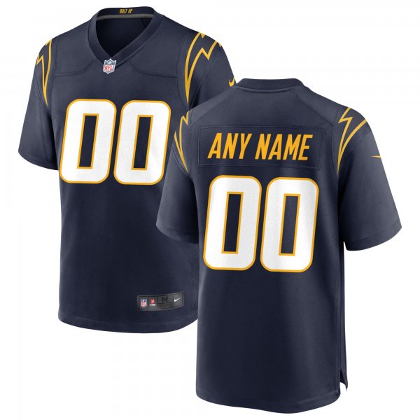 Men's Los Angeles Chargers Nike Navy Alternate Custom Game Jersey