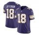 Men's Minnesota Vikings #18 Justin Jefferson Nike Purple Classic Vapor F.U.S.E. Limited NFL Jersey