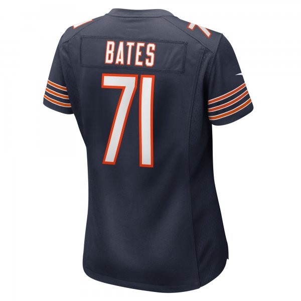 Women's Chicago Bears Ryan Bates Nike  Navy  Game Jersey