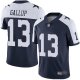 Dallas Cowboys #13 Michael Gallup Navy Blue Thanksgiving Youth Stitched NFL Vapor Untouchable Limited Throwback Jersey