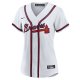 Women's Atlanta Braves Nike White Home Replica Team Jersey