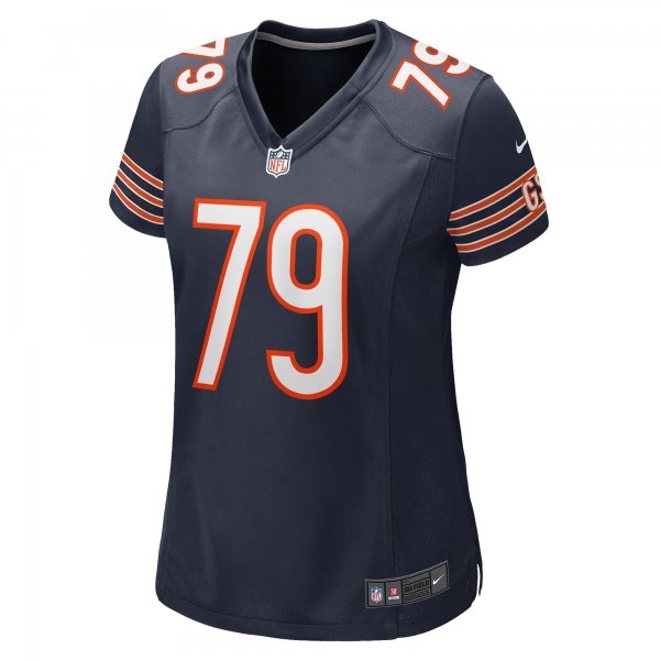 Women's Chicago Bears Austen Pleasants Nike  Navy  Game Jersey