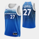 2023-24 City Edition Minnesota Timberwolves #27 Rudy Gobert Blue Swingman Jersey