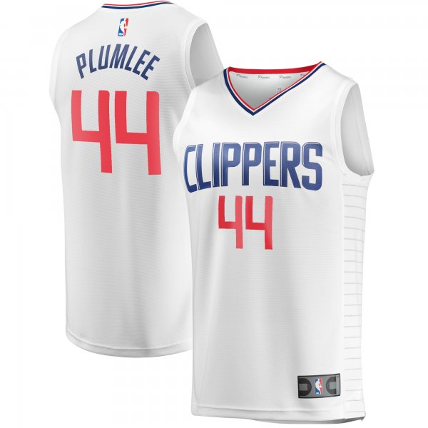 Youth LA Clippers Mason Plumlee Fanatics White Fast Break Player Jersey - Association Edition