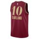 Unisex Cleveland Cavaliers Darius Garland Nike Wine 2023/24 Swingman Jersey - City Edition