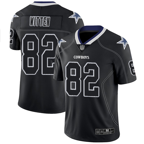 Dallas Cowboys #82 Jason Witten Lights Out Black Men's Stitched NFL Limited Rush Jersey