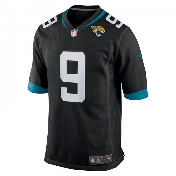 Men's Jacksonville Jaguars Logan Cooke Nike Black Game Jersey