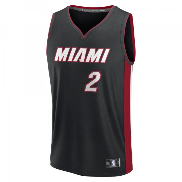 Men's Miami Heat Terry Rozier Fanatics Black Fast Break Player Jersey - Icon Edition