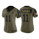 Women's Micah Parsons Cowboys Olive 2021 Salute To Service Limited Jersey