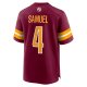 Men's Washington Commanders Curtis Samuel Nike Burgundy Game Player Jersey