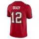 Men's Tampa Bay Buccaneers Tom Brady Nike Red Captain Vapor Limited Jersey