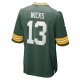 Men's Green Bay Packers Dontayvion Wicks Nike  Green  Game Jersey