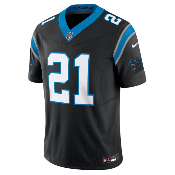 Men's Carolina Panthers Jeremy Chinn Nike Black Vapor F.U.S.E. Limited Jersey