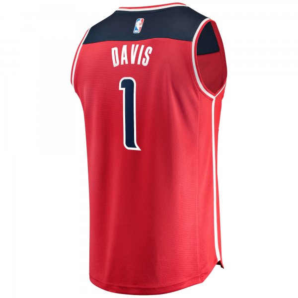 Youth Washington Wizards Johnny Davis Fanatics Red Fast Break Replica Jersey - Icon Edition