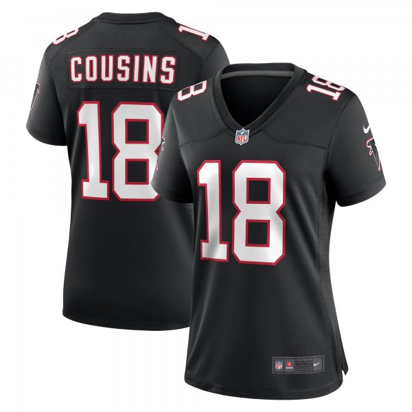 Women's Atlanta Falcons Kirk Cousins Nike  Black Alternate Game Jersey