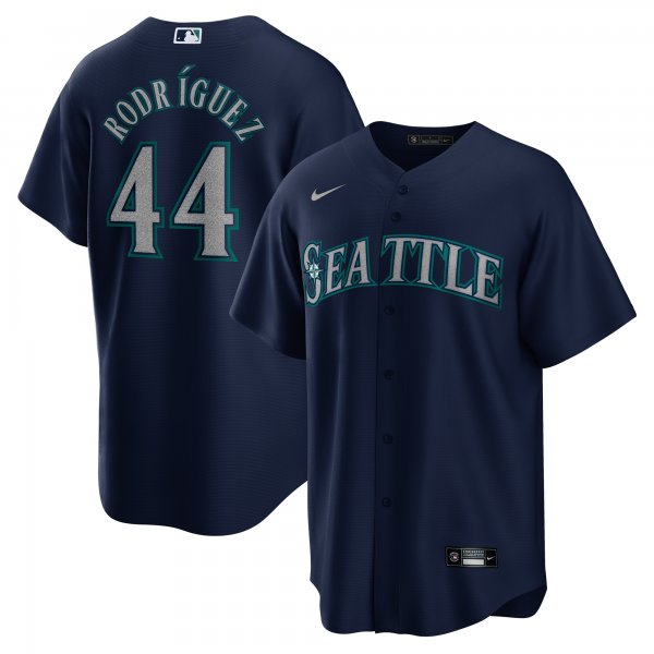 Men's Seattle Mariners Julio Rodriguez Nike Navy Official Replica Player Jersey