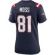 Women's New England Patriots Randy Moss Nike Navy Game Retired Player Jersey