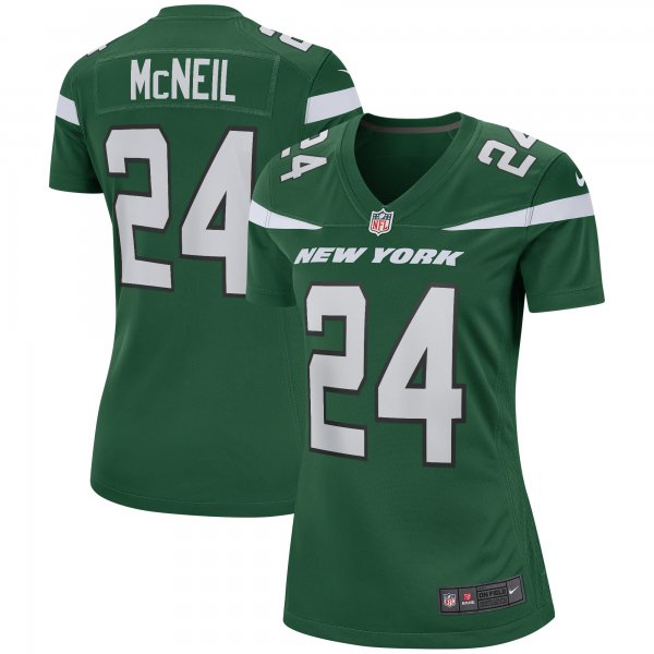 Women's New York Jets Freeman McNeil Nike Gotham Green Game Retired Player Jersey