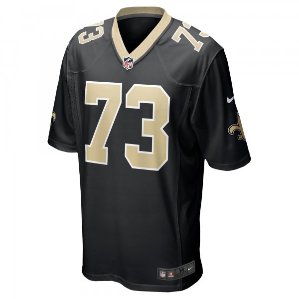 Men's New Orleans Saints Max Garcia Nike  Black Team Game Jersey