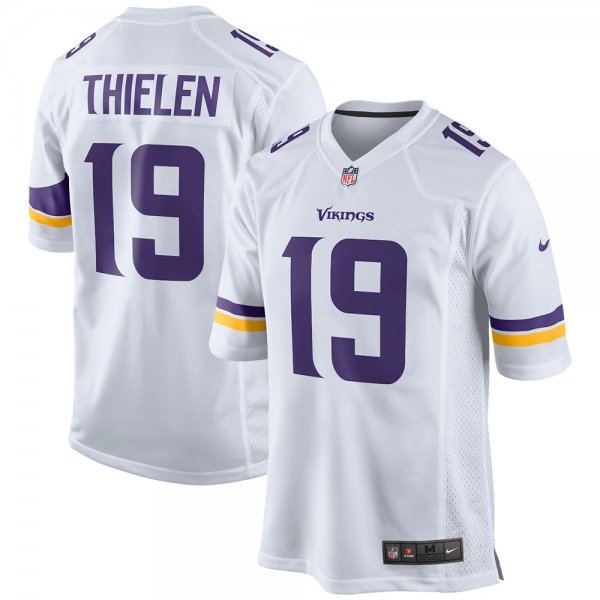 Youth Minnesota Vikings Adam Thielen Nike White Game Jersey