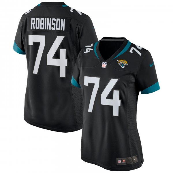 Women's Jacksonville Jaguars Cam Robinson Nike Black Game Jersey