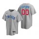 Men's Chicago Cubs Custom Nike Gray Road Jersey