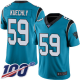 Carolina Panthers #59 Luke Kuechly Blue Alternate Men's Stitched NFL 100th Season Vapor Limited Jersey