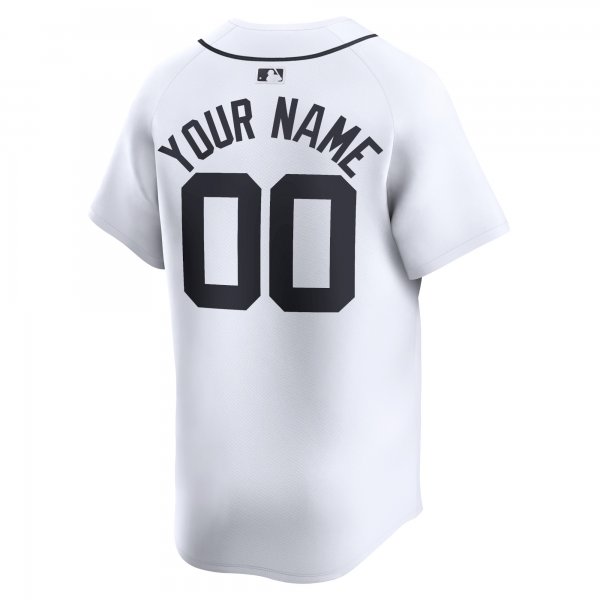 Men's Detroit Tigers Nike White Home Limited Custom Jersey