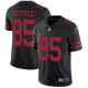 Men's Nike San Francisco 49ers #85 George Kittle Limited Vapor Untouchable Alternate Black NFL Jersey