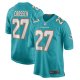 Men's Miami Dolphins Keion Crossen Nike Aqua Game Player Jersey