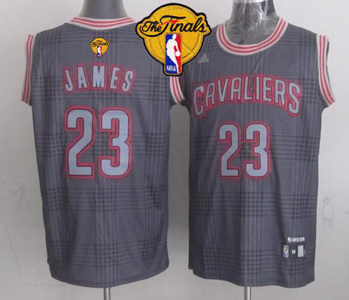 Men's Cleveland Cavaliers #23 LeBron James Black Rhythm Fashion The Finals Patch Stitched NBA Jersey