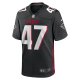 Men's Arnold Ebiketie Atlanta Falcons Nike Black Game Player Jersey