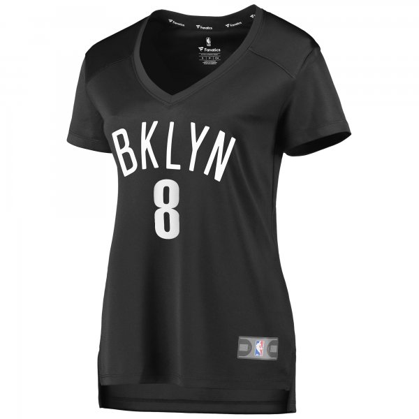 Women's Brooklyn Nets Spencer Dinwiddie Fanatics Black Fast Break Player Jersey - Statement Edition