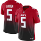 Men's Atlanta Falcons #5 Drake London Nike Red Vapor F.U.S.E. Limited NFL Jersey