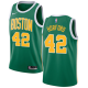 Men's Nike Boston Celtics #42 Al Horford Green Swingman Earned Edition NBA Jersey